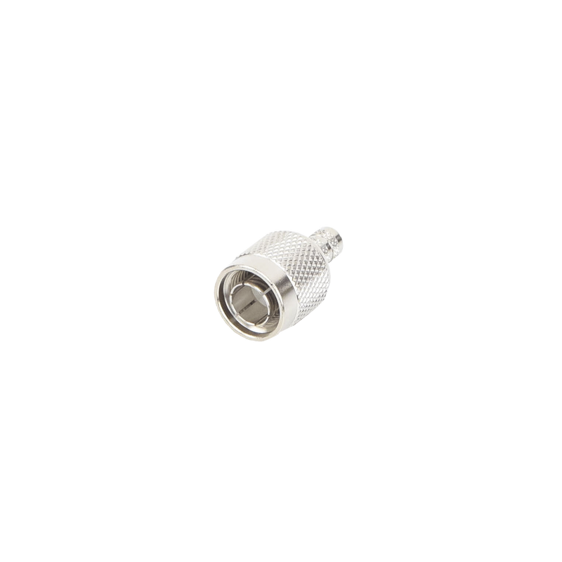 Conector TNC Macho de Anillo Plegable para Cable RG-59/U, Grupo D, Níquel/ Gold/ Delrin.â€‹