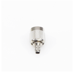 Conector TNC Macho de Anillo Plegable para Cable RG-59/U, Grupo D, Níquel/ Gold/ Delrin.â€‹