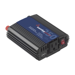 Inversor de Corriente (CD-CA) Potencia Nominal 250 W, Ent:12Vcc, Sal: 115Vca 60 Hz