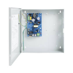 12 o 24 Vcc @ 6 Amp. / fuente de alimentación / 1 salida / capacidad de baterías de respaldo / requieren baterías 