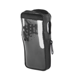 Funda de Piel Reforzada V1 con Cubierta de Plástico para Radios TK-2000K, TK-3000K