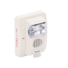 Sirena Estrobo, 24 Vcd, Multi-Candela 15 hasta 110 cd, Montaje En Pared, Color Blanco, Serie HEC3 (0500-06030)