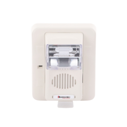 Sirena Estrobo, 24 Vcd, Multi-Candela 15 hasta 110 cd, Montaje En Pared, Color Blanco, Serie HEC3 (0500-06030)