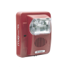 Sirena Estrobo, 24 Vcd, Multi-Candela 15 hasta 110 cd, Montaje En Pared, Color Rojo, Serie HEC3 (0500-06020), Hochiki 