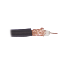 ( Precio por metro ) Cable RG59, conductor central de alambre de cobre calibre 20, blindado de malla trenzada de cobre 80%, aislante de polietileno sólido. Hasta agotar existencias