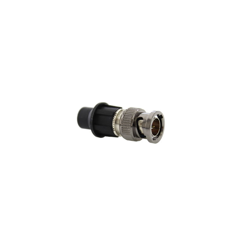 Conector a presión para cable tipo RG6, RG59, RG178 en sistema CaP ( Incluye CaP color negro )