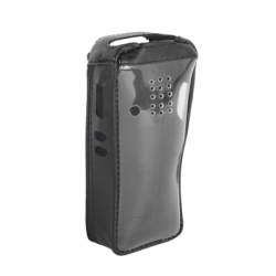 Funda Reforzada de Piel con Frente Transparente para Radios TK-2312/ TK3312K.