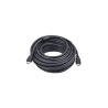 Cable HDMI de 20 Metros (High Speed) / Resolución 4K / Soporta Canal de Retorno de Audio (ARC)/ Soporta 3D / Blindado para Reducir Interferencia / Chapado en Oro / Alta Resistencia y Durabilidad.
