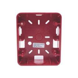 Caja Trasera Resistente a la Intemperie, Roja (para usar con la serie de estrobos HE) (0500-06360) De Hochiki 