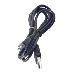 Cable programador y cargador USB a Micro USB color negro